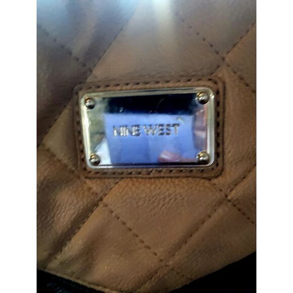 Nine west brown/black tote bag - Picture 4 of 9